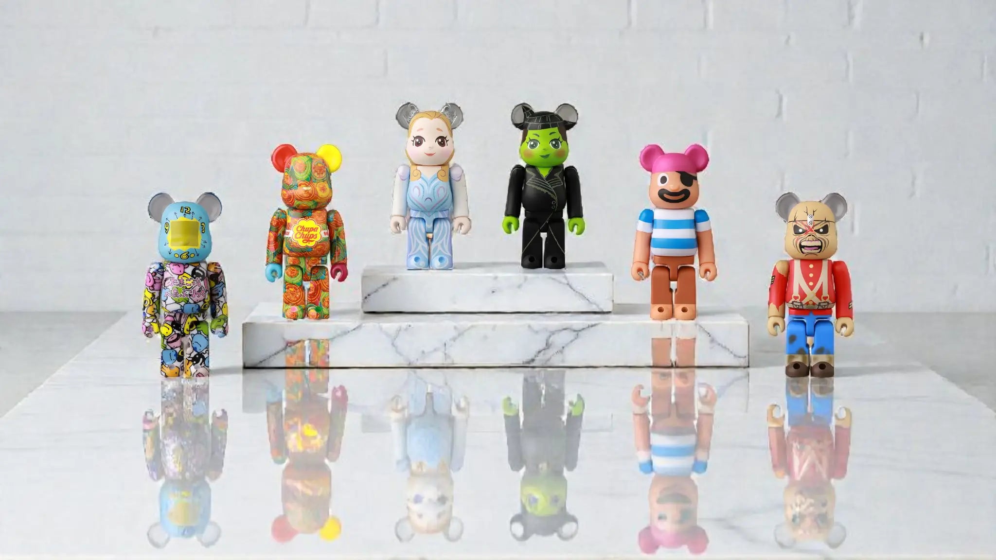 Bearbrick Series 51 Hero-Bild mit ein paar Highlights der aktuellen Serie