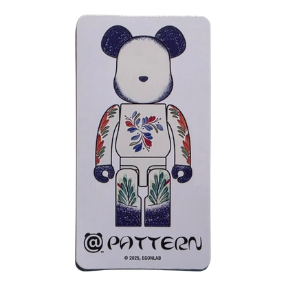 Bearbrick Series 51 Pattern "EgonLab" 100% Begleitkarte