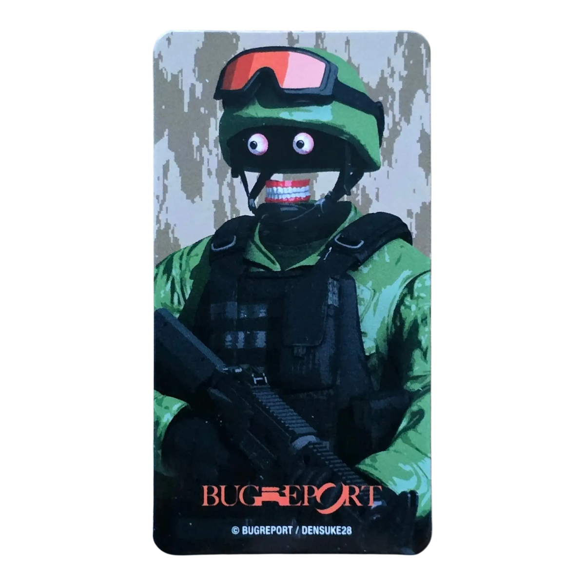 Bearbrick Series 52 Artist "Bugreport" [Densuke28] 100% Begleitkarte