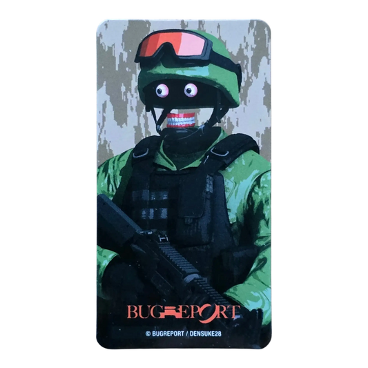 Bearbrick Series 52 Artist "Bugreport" [Densuke28] 100% Begleitkarte
