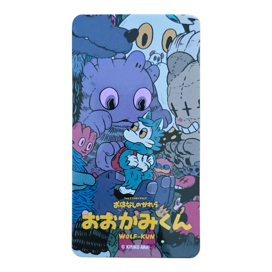 Bearbrick Series 52 Artist „Wolf-kun" [Kiriko Arai] 100% Begleitkarte