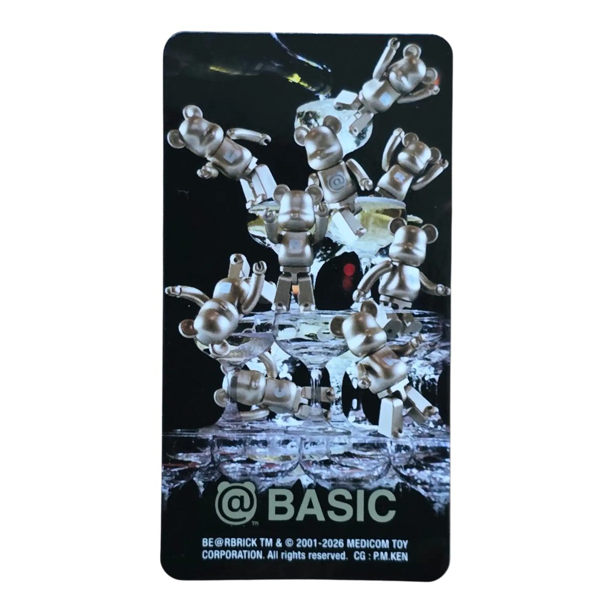 Bearbrick Series 52 Basic Letter 100% Begleitkarte