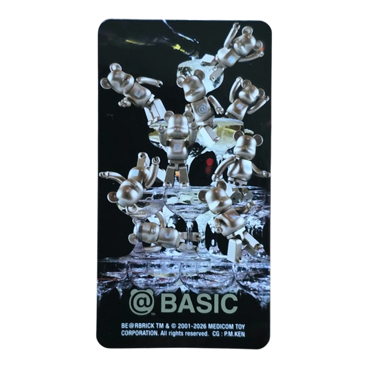 Bearbrick Series 52 Basic Letter 100% Begleitkarte