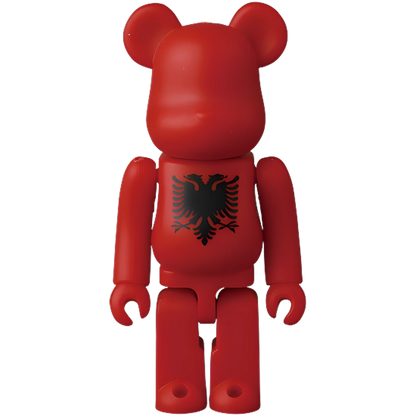 Bearbrick Series 52 Flag "Albania" 100% Herstellerbild