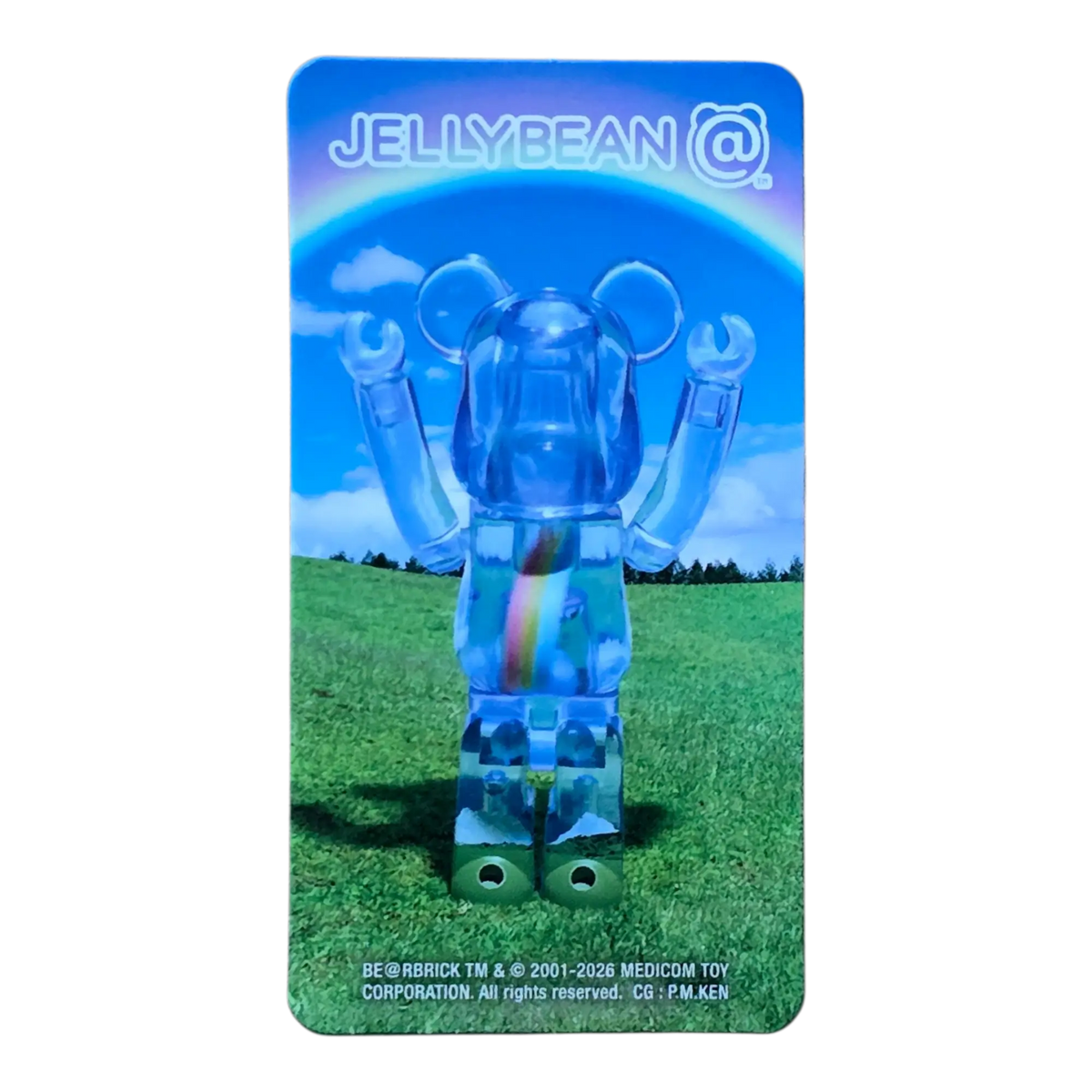 Bearbrick Series 52 Jellybean "Rainbow" 100% Begleitkarte