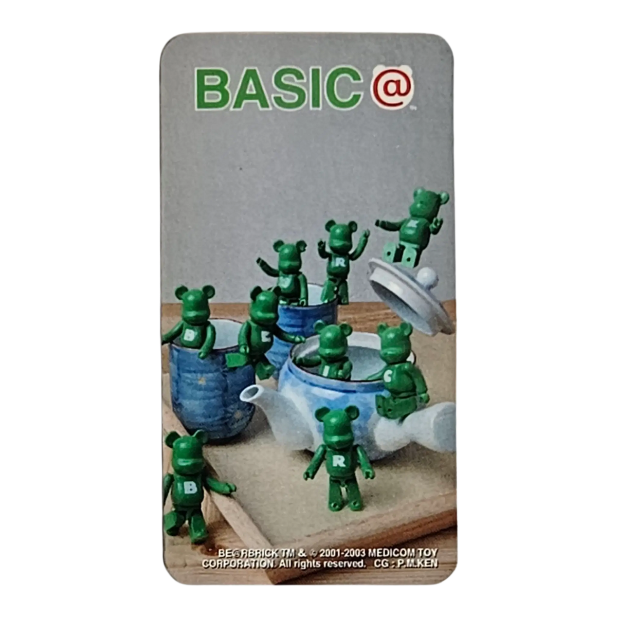 Bearbrick Series 6 Basic Letter 100% Begleitkarte