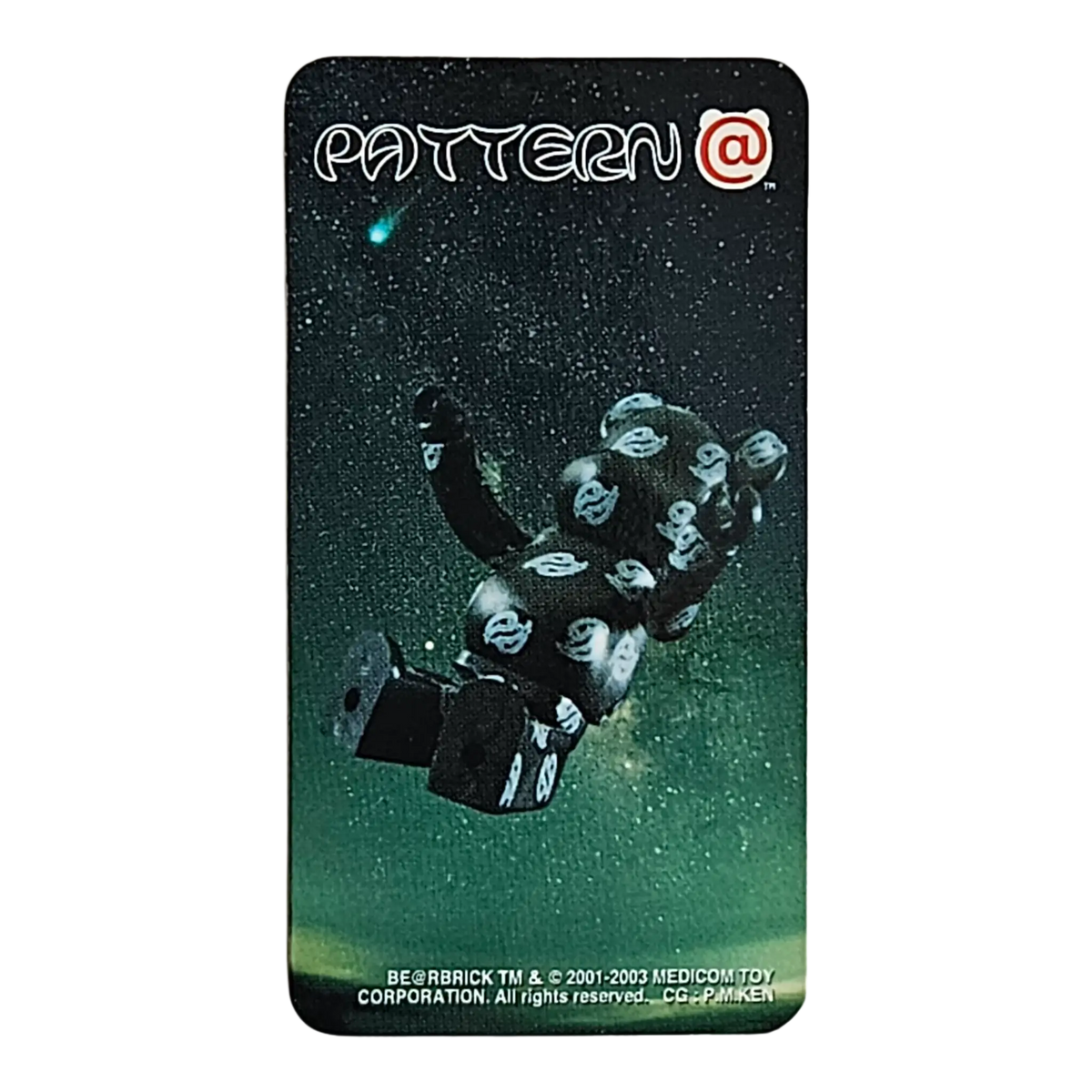 Bearbrick Series 6 Pattern "Paisley Black" 100% Begleitkarte