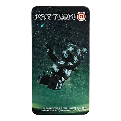 Bearbrick Series 6 Pattern "Paisley Black" 100% Begleitkarte