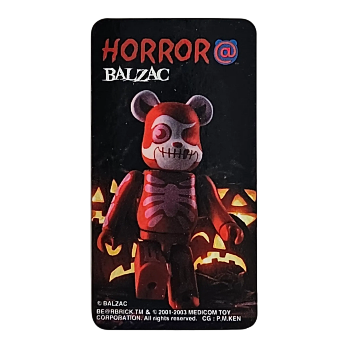 Bearbrick Series 7 Horror "Atom-Age Vampire in 308" [BALZAC] 100% Begleitkarte