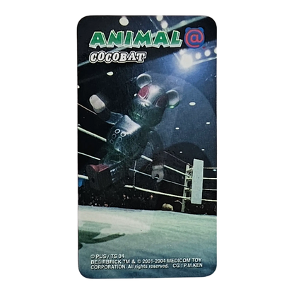 Bearbrick Series 8 Animal "Cocobat Joe" 100% Begleitkarte