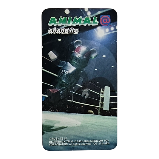 Bearbrick Series 8 Animal "Cocobat Joe" 100% Begleitkarte