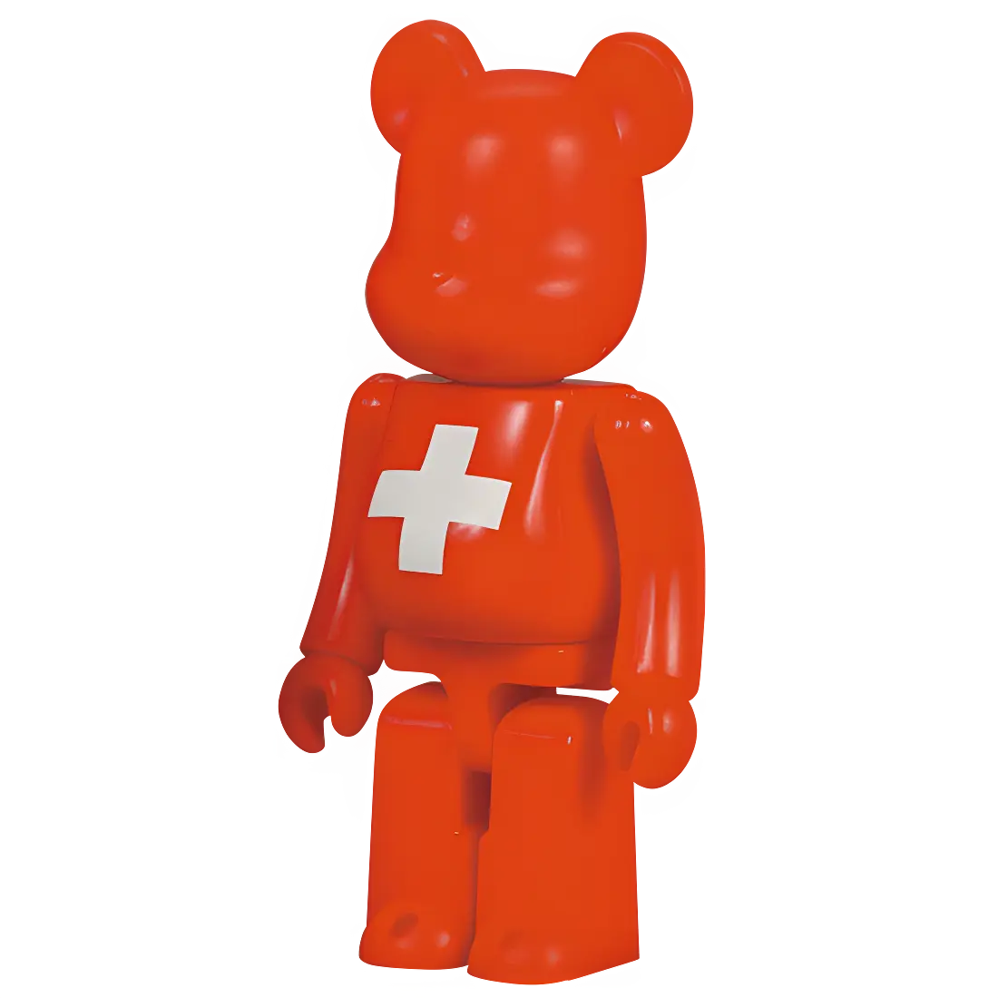 Bearbrick Series 8 Flag "Switzerland" 100% Herstellerbild