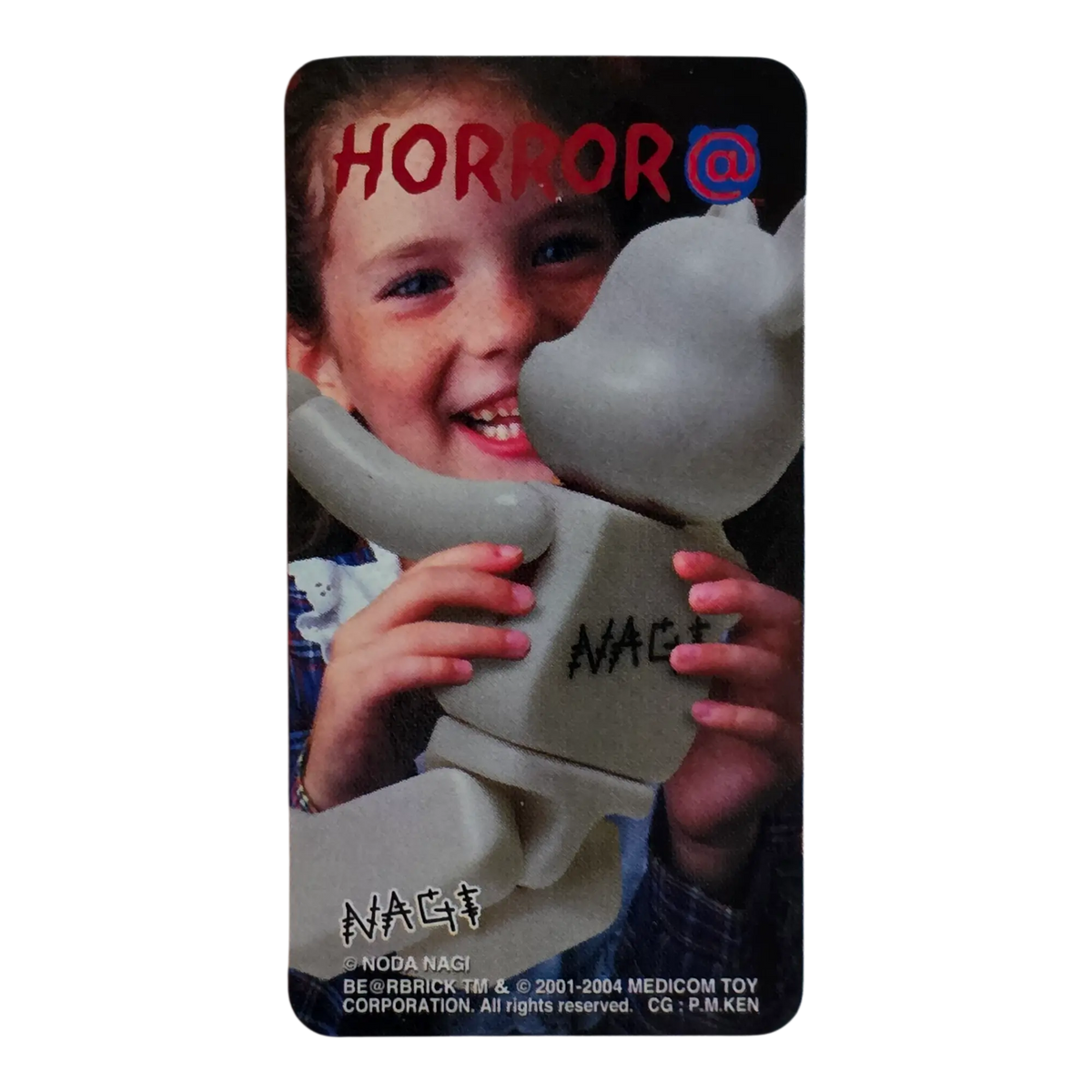 Bearbrick Series 8 Horror "Noda Nagi" 100% Begleitkarte