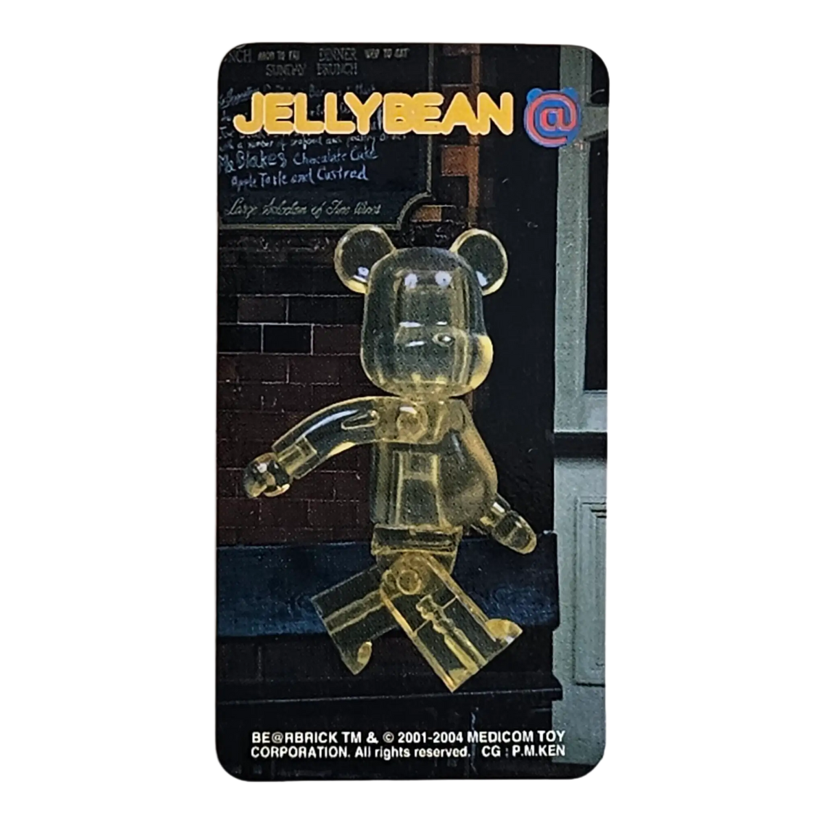 Bearbrick Series 8 Jellybean "Lemon Liqueur" 100% Begleitkarte