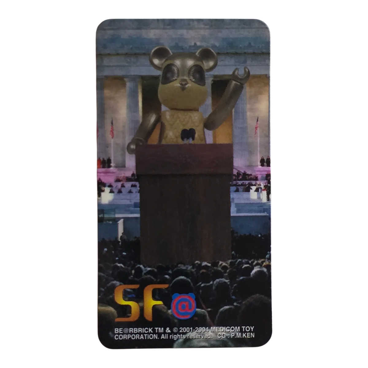 Bearbrick Series 8 SF "Owl" 100% Begleitkarte