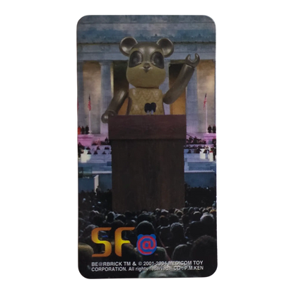 Bearbrick Series 8 SF "Owl" 100% Begleitkarte
