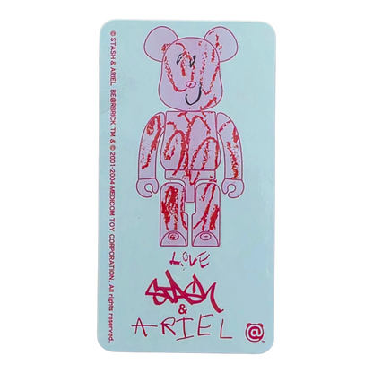 Bearbrick Series 8 "Stash & Ariel" 100% - SECRET Begleitkarte