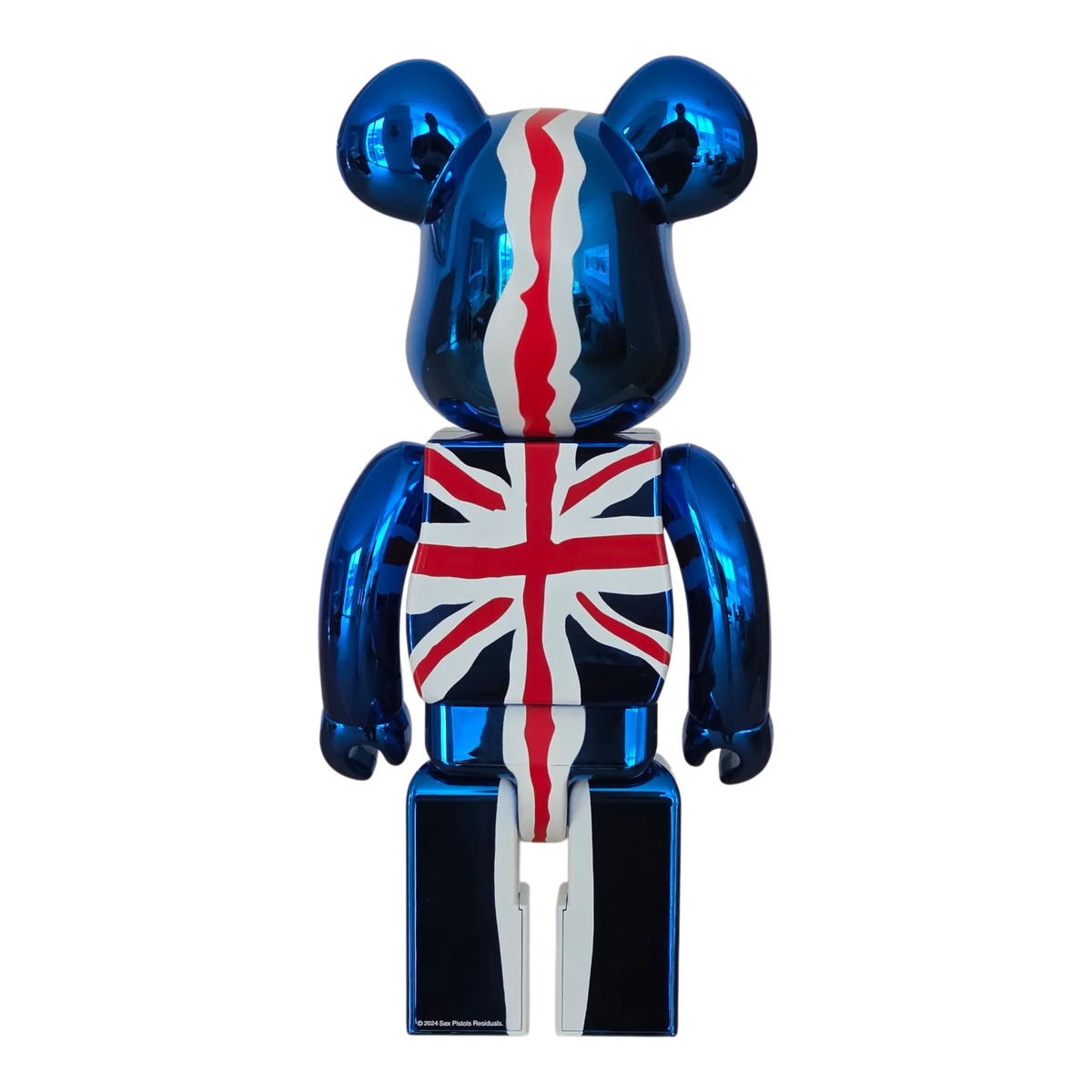 BE@RBRICK Sex Pistols 'God Save Queen' Chrome 100%+400% Set BE@RBRICK Sex Pistols 'God Save Queen' Chrome 100%+400% Set