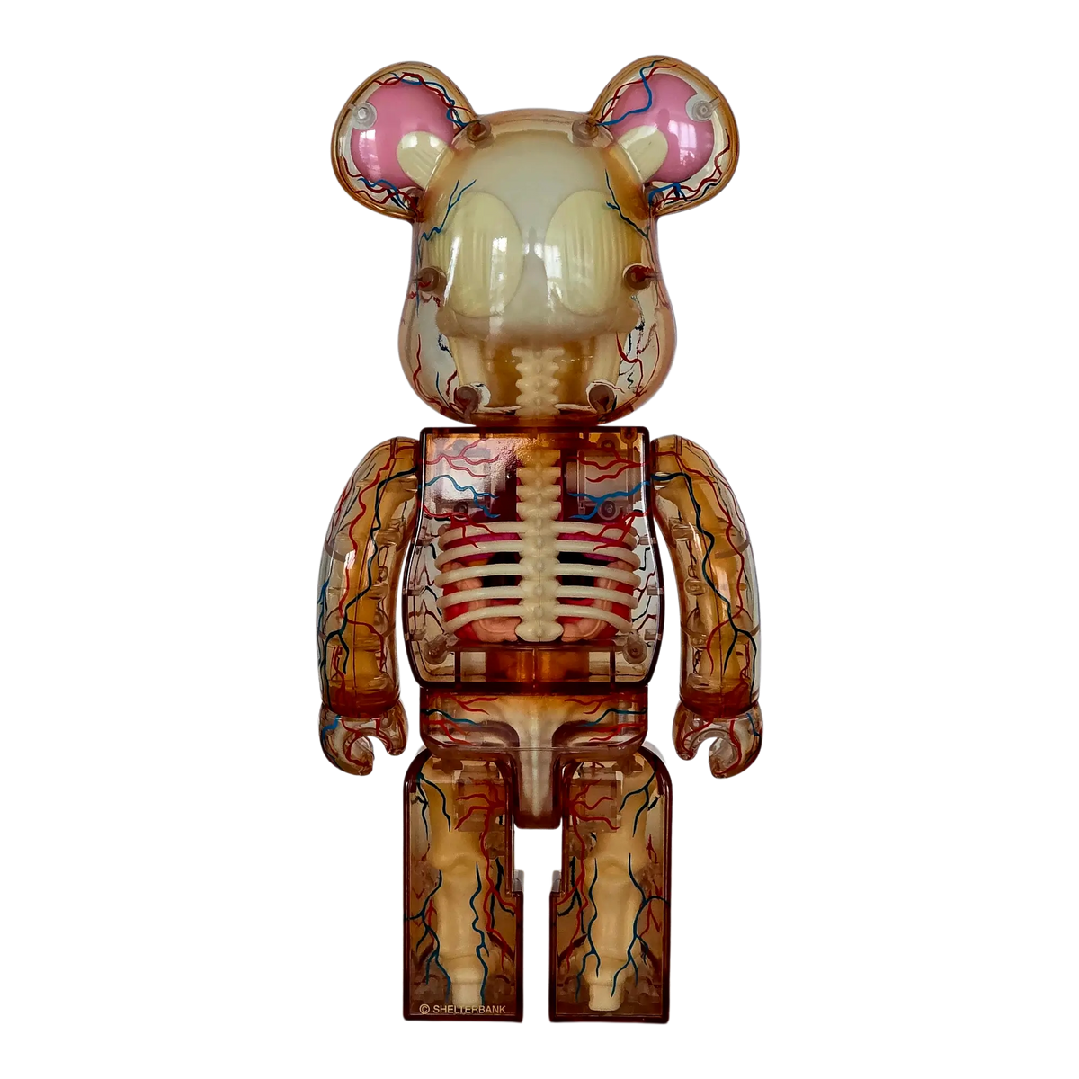 Bearbrick Shelterbank "The Human Bear" 400% Rückseite