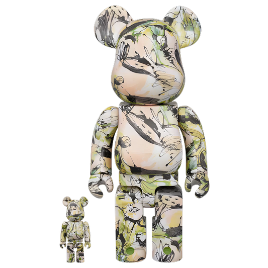 Bearbrick Shun Sudo "Wind and Petals" 100%+400% Herstellerbild 1
