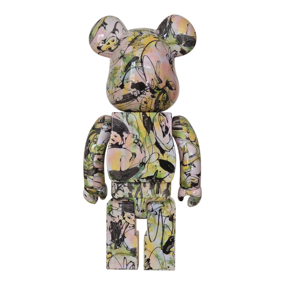 Bearbrick Shun Sudo "Wind and Petals" 100%+400% Rückseite