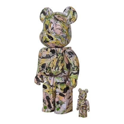 Bearbrick Shun Sudo "Wind and Petals" 100%+400% schräg