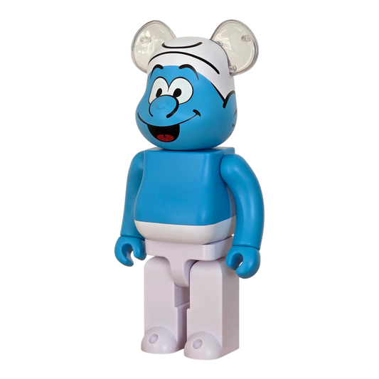 Bearbrick Smurf [The Smurfs] 400% schräg