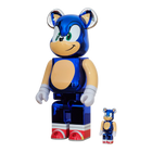 BE@RBRICK Sonic the Hedgehog Chrome Version (100%+400%)