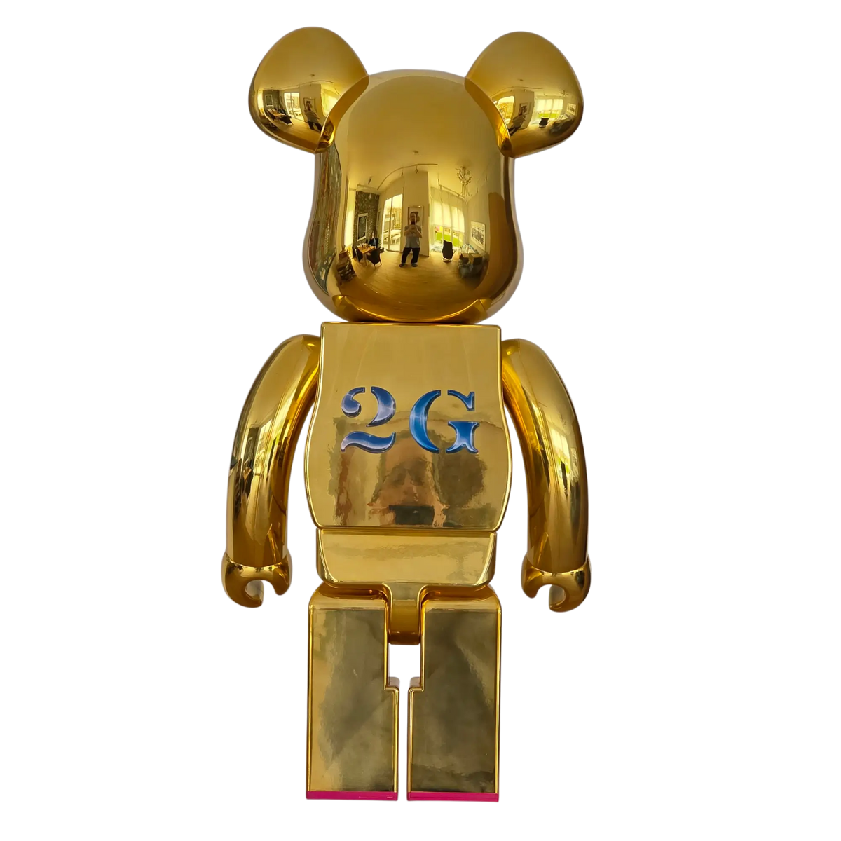 Bearbrick Sorayama × 2G Gold Version 1000% Rückseite