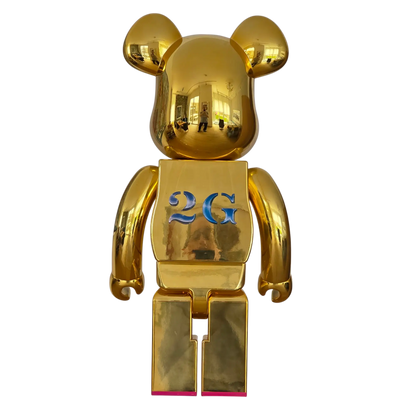 Bearbrick Sorayama × 2G Gold Version 1000% Rückseite