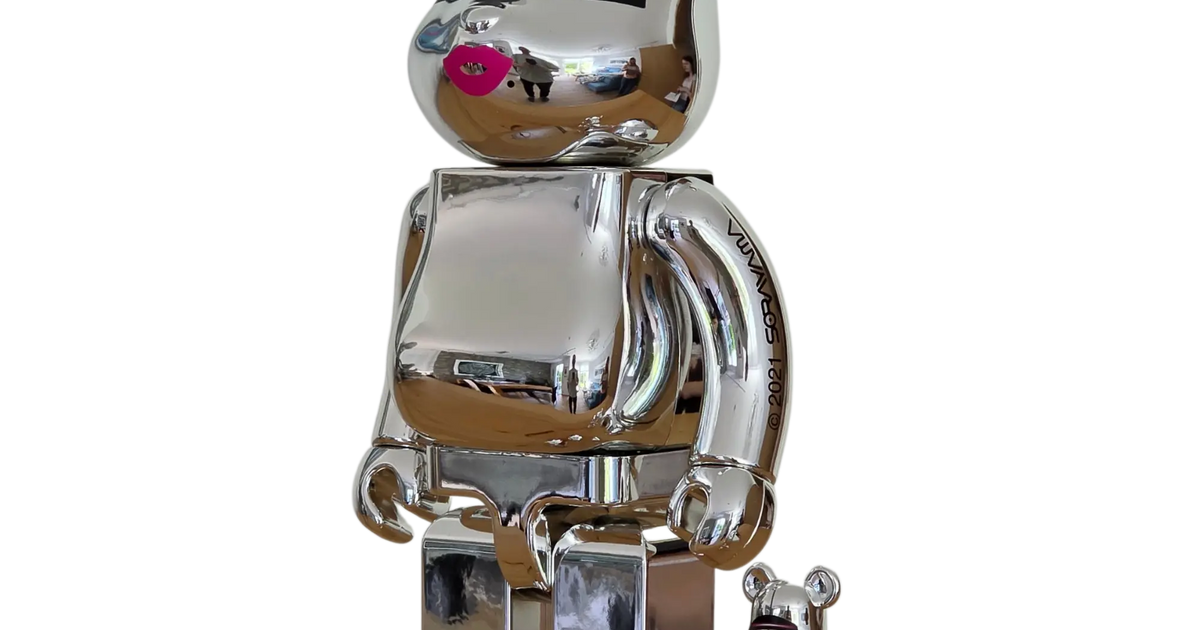 BE@RBRICK Sorayama × 2G Silver Version 100%+400% | MyBearBrick.de