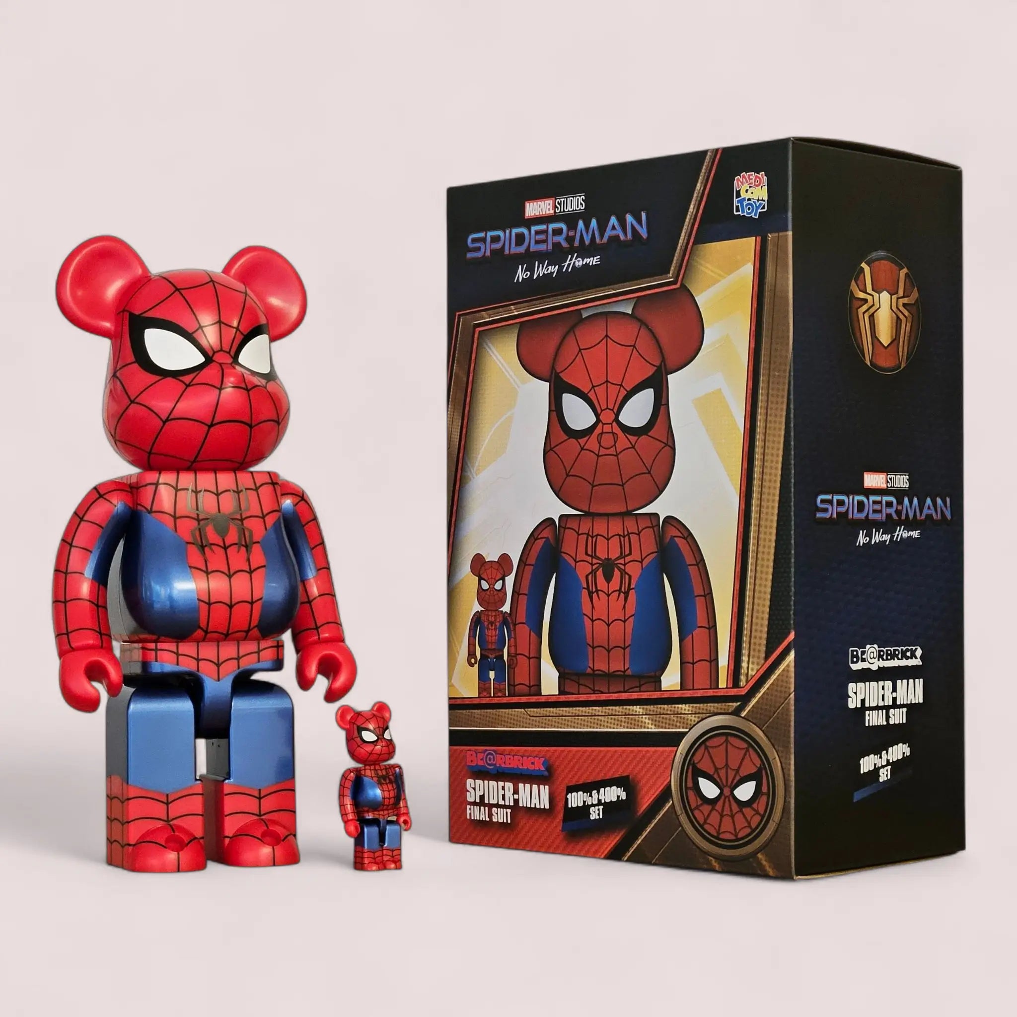 BE@RBRICK SPIDER 100％ & 400％ スパイダーマン