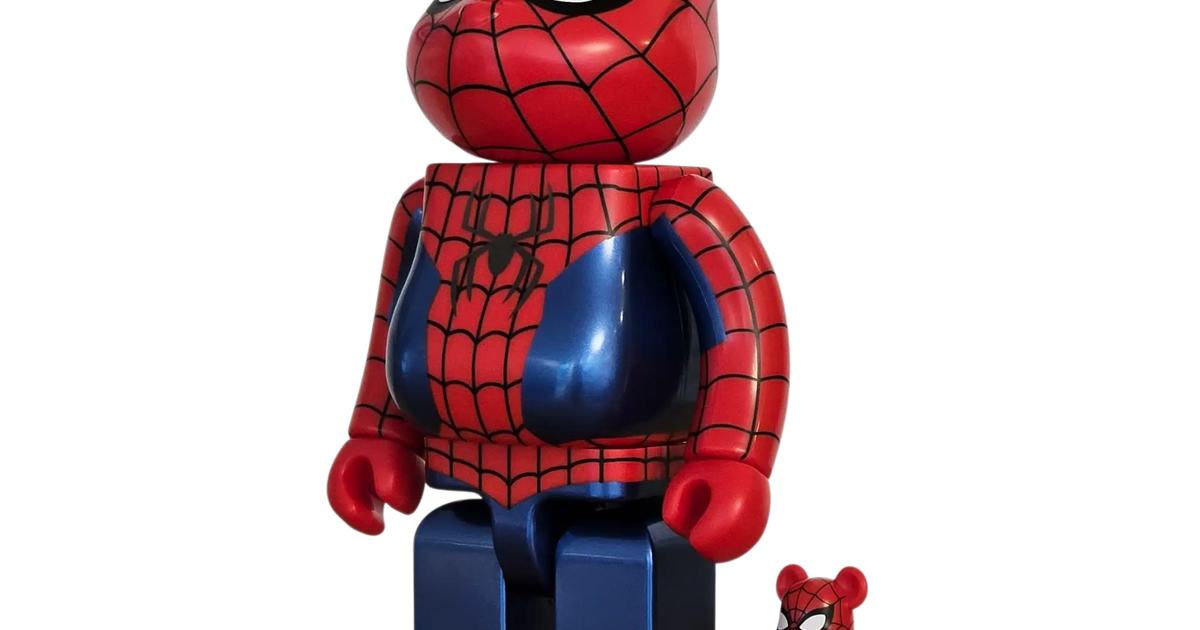BE@RBRICK Spider-Man Final Suit [No Way Home] 100%+400%