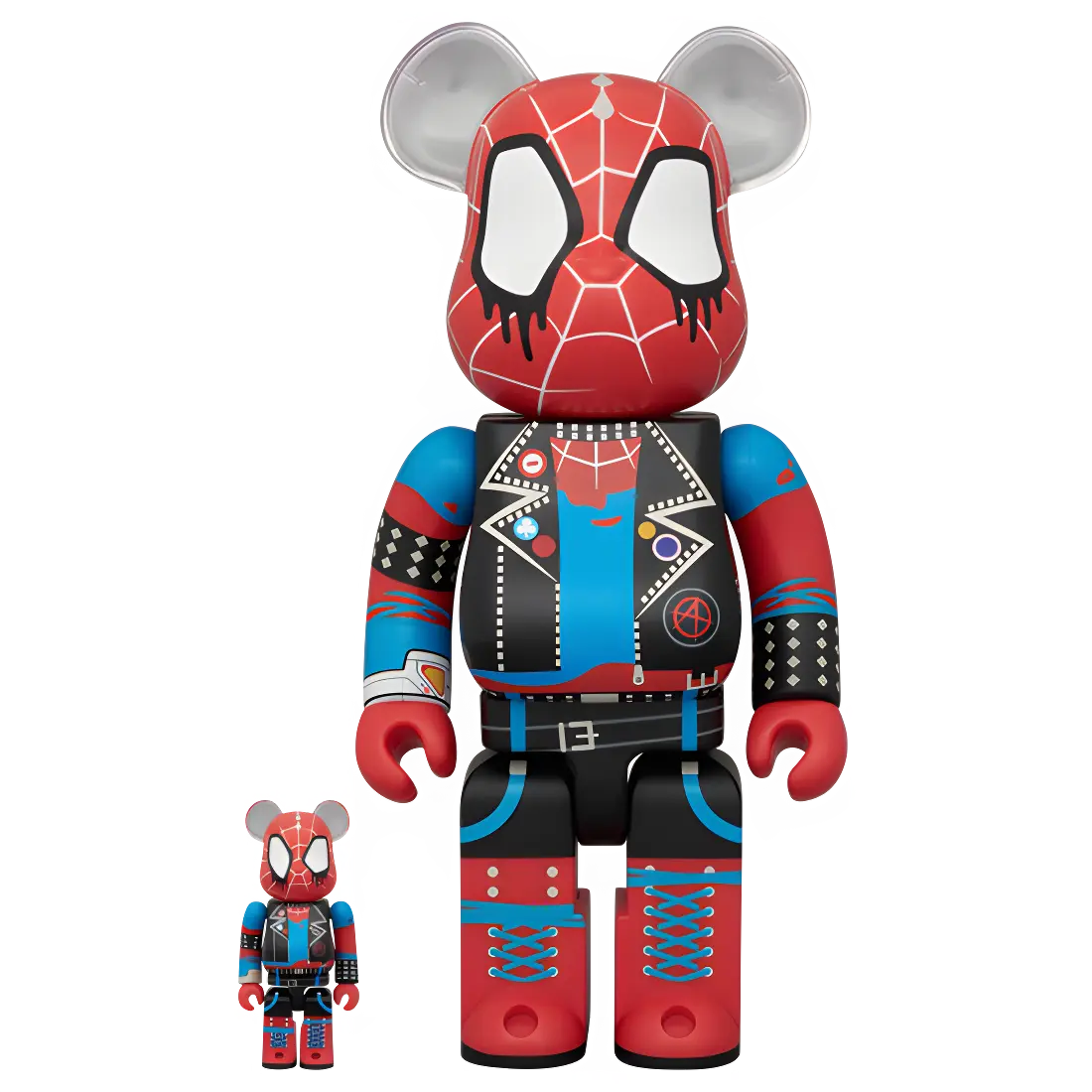 Bearbrick Spider-Punk [Spider-Man: Across the Spider-Verse] 100%+400% Herstellerbild 1