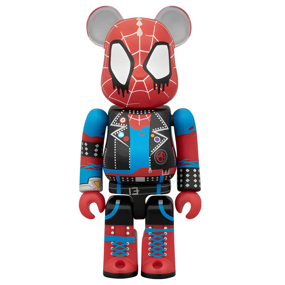 Bearbrick Spider-Punk [Spider-Man: Across the Spider-Verse] 100%+400% Herstellerbild 2