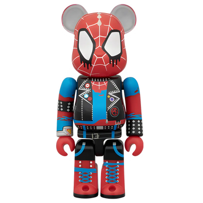 Bearbrick Spider-Punk [Spider-Man: Across the Spider-Verse] 100%+400% Herstellerbild 2