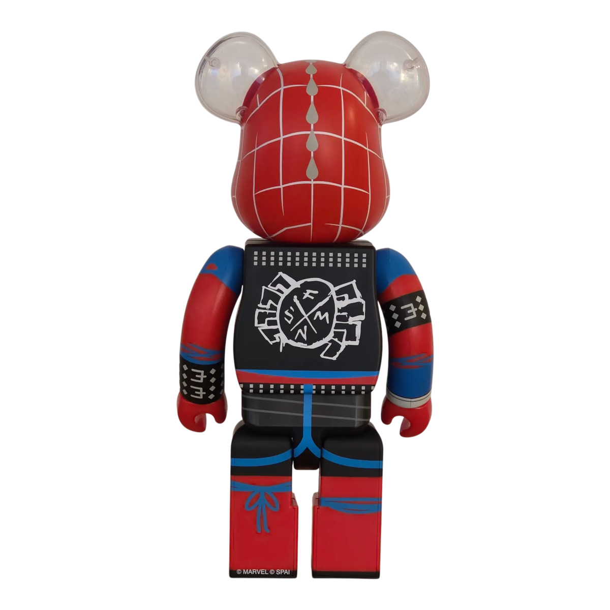 Bearbrick Spider-Punk [Spider-Man: Across the Spider-Verse] 100%+400% Rückseite