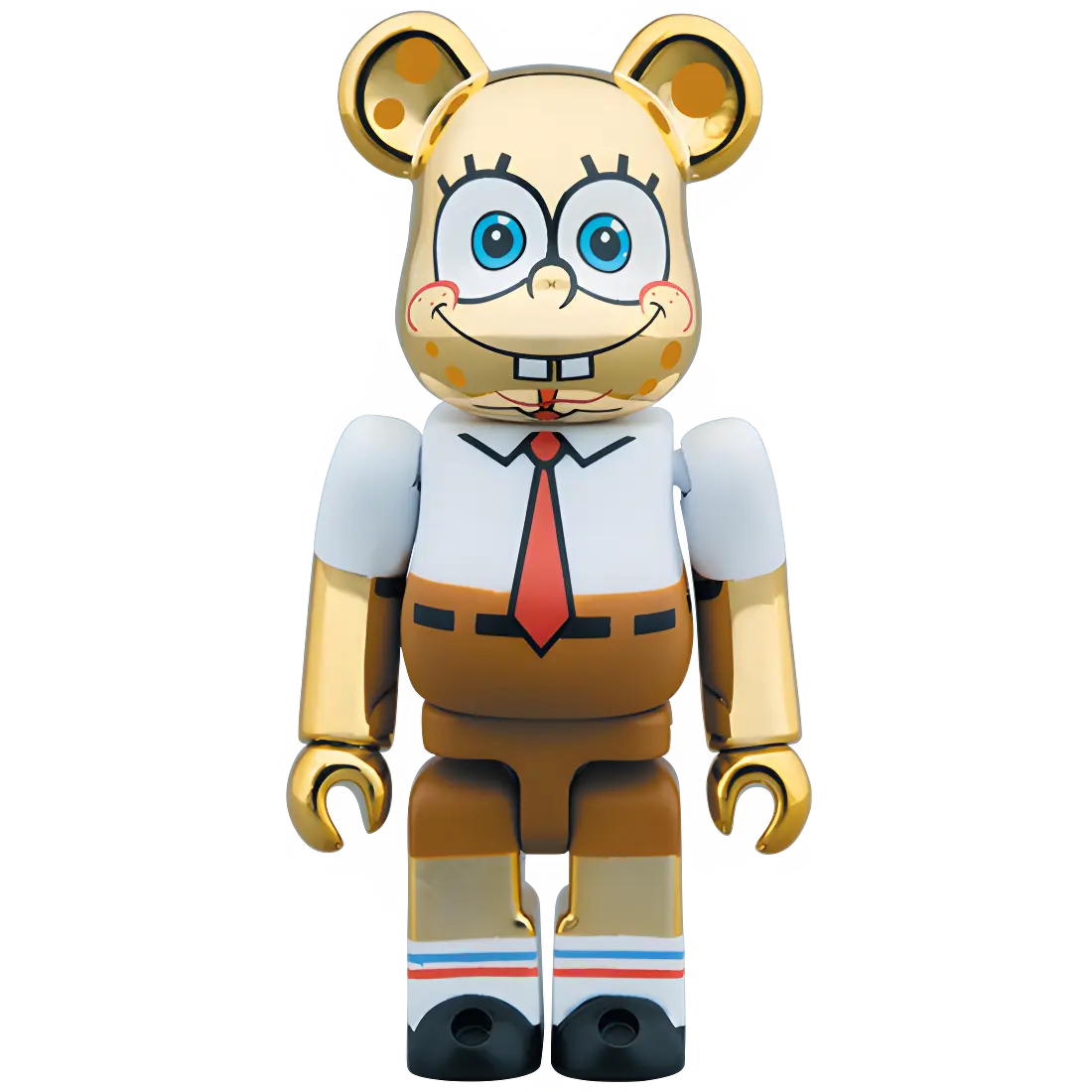 Bearbrick SpongeBob Gold Chrome Version 100%+400% Herstellerbild 2