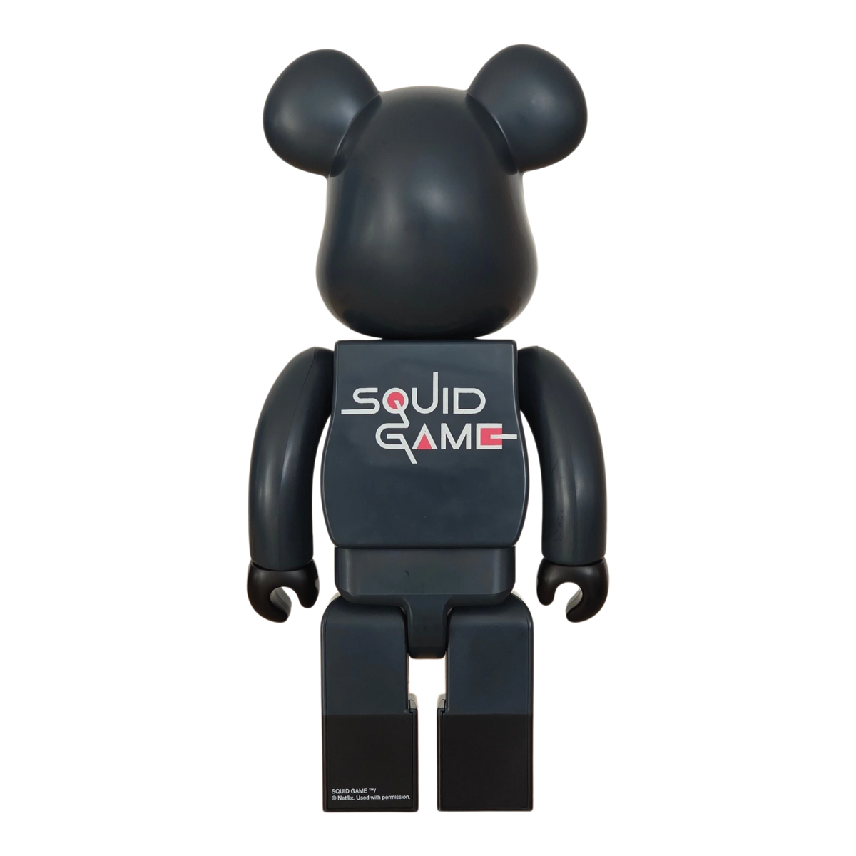 Bearbrick Squid Game Frontman 100%+400% Rückseite