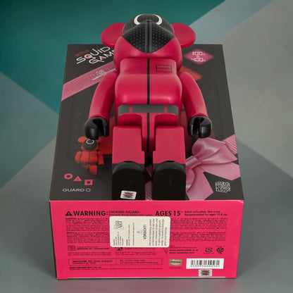 Bearbrick Squid Game Guard "Circle" 100%+400% Echtheitsmerkmale