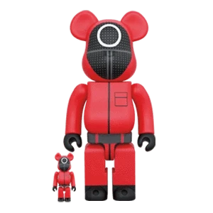 Bearbrick Squid Game Guard "Circle" 100%+400% Herstellerbild 1
