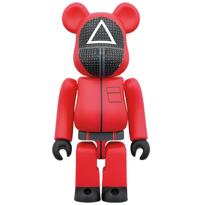 Bearbrick Squid Game Guard "Triangle" 100%+400% Herstellerbild 1