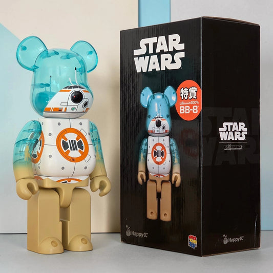 Bearbrick Star Wars SP BB-8 400% mit Verpackung
