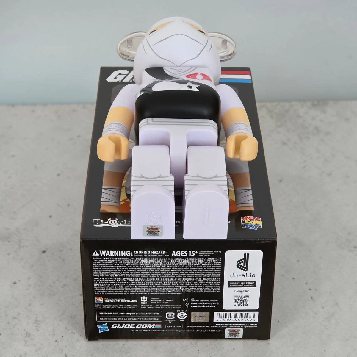 Bearbrick Storm Shadow [G.I. Joe] 400% Echtheitsmerkmale