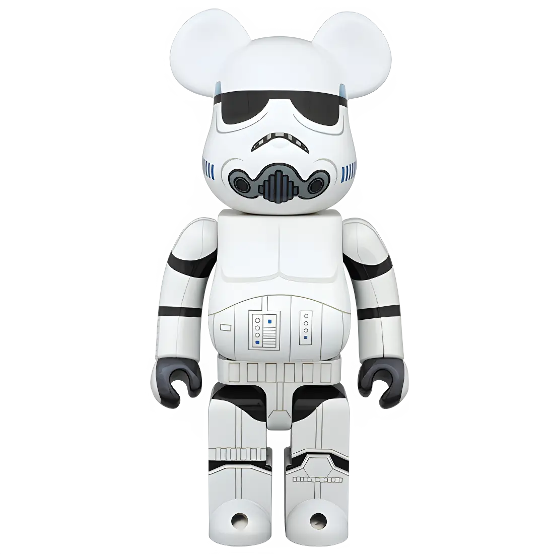 Bearbrick Stormtrooper Chrome Version 400% Herstellerbild