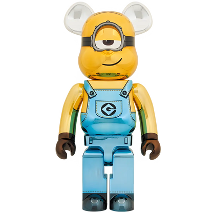 Bearbrick Stuart Chrome Version [Minions - The Rise of Gru] 1000% Herstellerbild 1