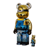 Bearbrick Stuart Chrome Version [Minions: The Rise of Gru] 100%+400% schräg