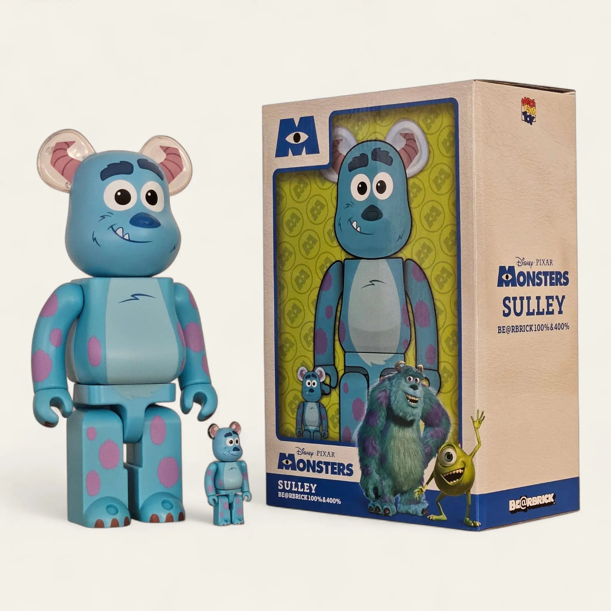 Medicom Disney Pixar Monsters Inc. Sulley 1000% Figure blue BE 