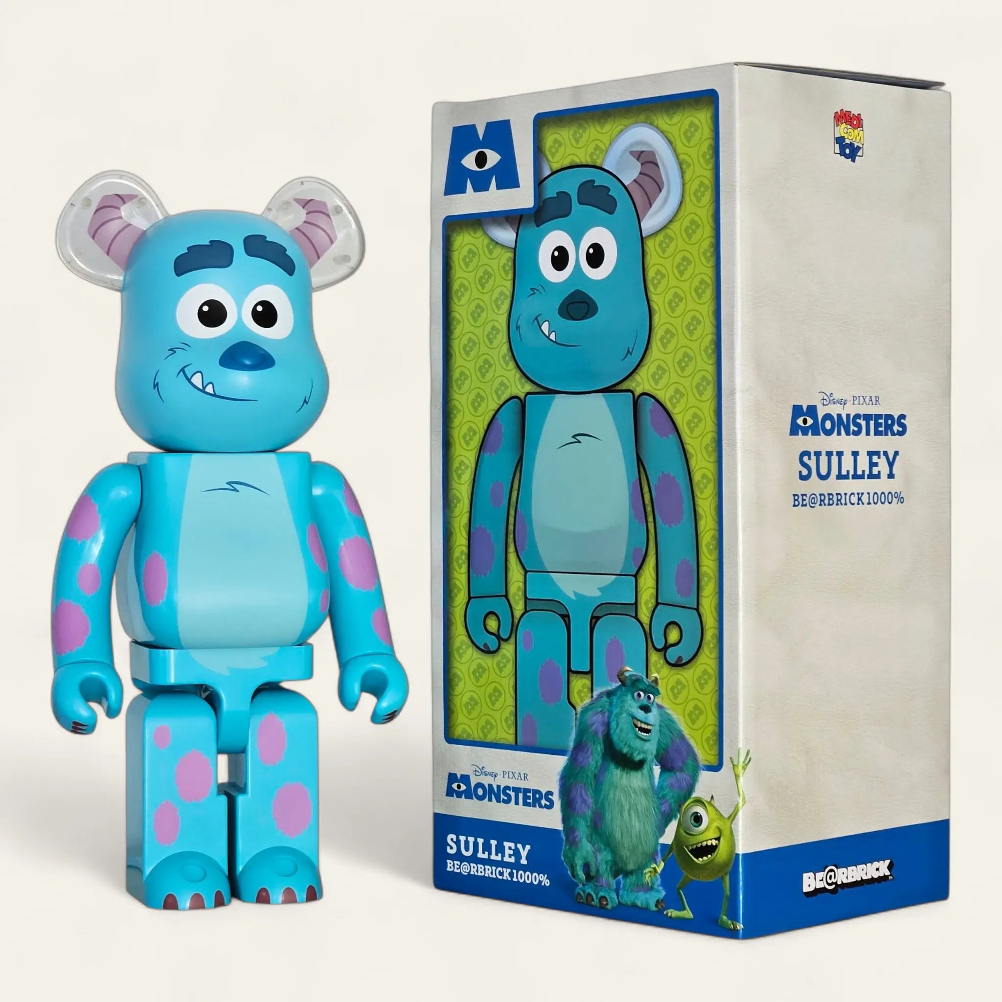 クリアファイル BE@RBRICK MIKE & SULLEY 1000% 新品 BE@RBRICK SULLEY 1000％ MEDICOM TOY ベアブリック kaws カウズ