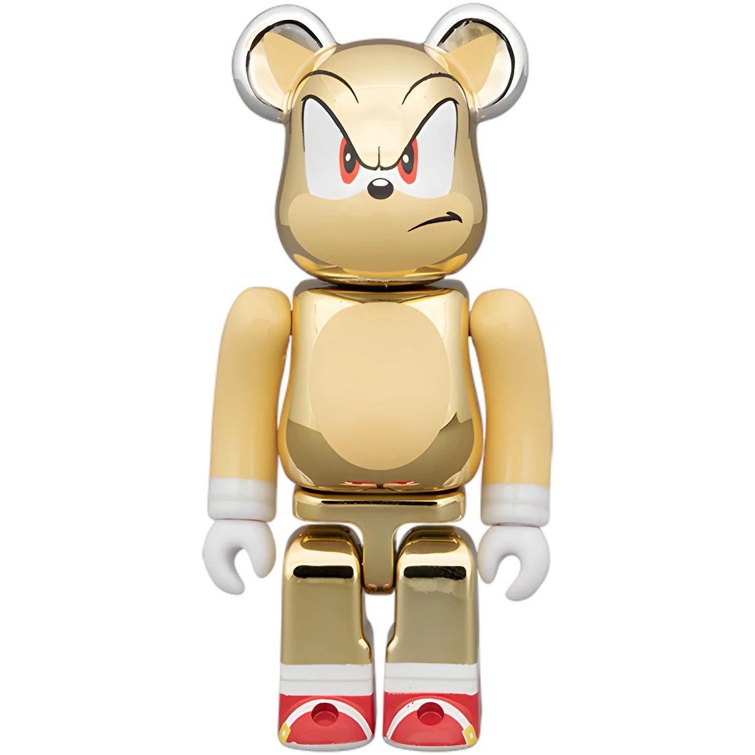 Bearbrick Super Sonic Chrome Version [SEGA] 100%+400% Herstellerbild 2